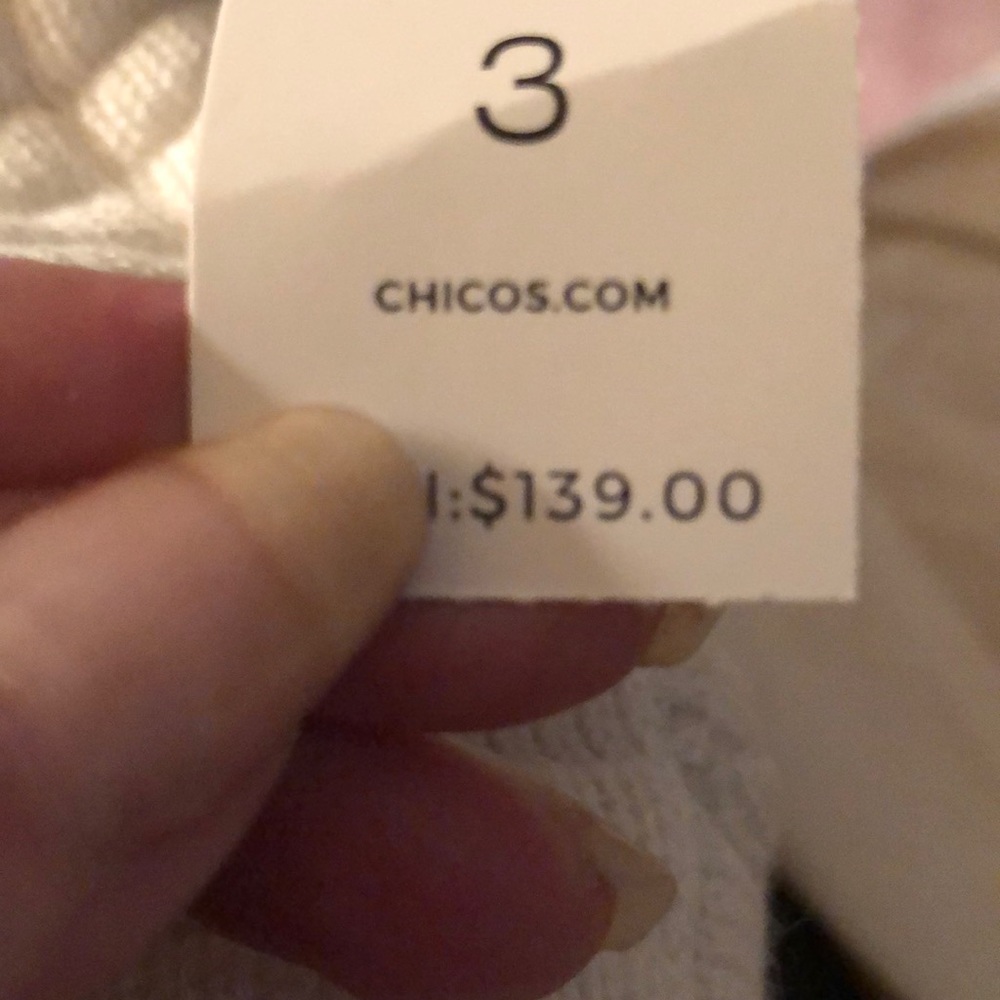Chico's Pullover Ivory Sweater New with Tags - Picture 8 of 8